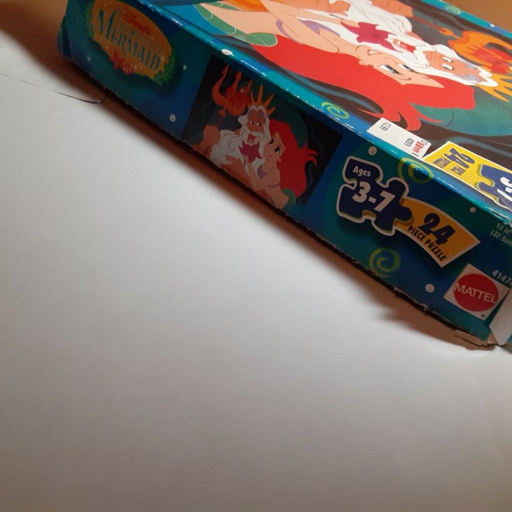24 pc. Mattel The Little Mermaid Puzzle Disney - Picture 5 of 5